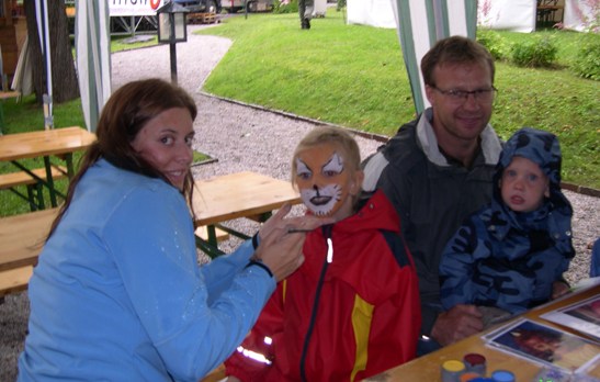 wetterfestes Kinderschminken